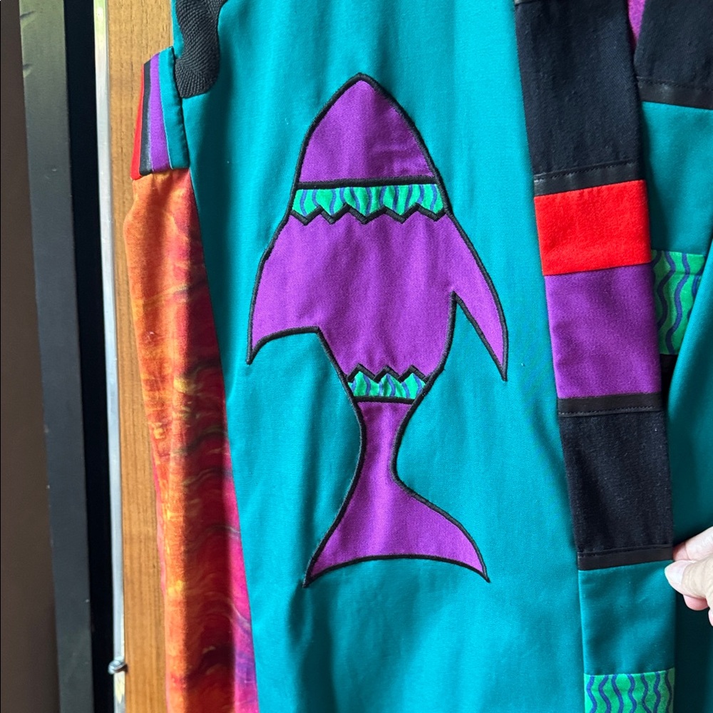 Multicolor Patchwork Women's Vest - image 3